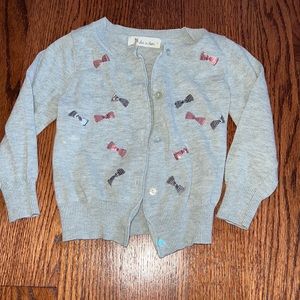 Boutique children’s gray Doe A Dear cardigan - size 2